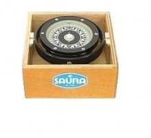 Saura B-100S, компас настольный в деревянном боксе с сертификатом РМРС