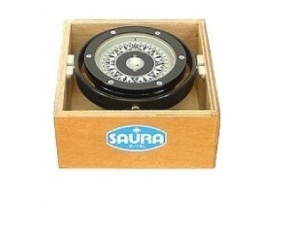 Saura B-100S, компас настольный в деревянном боксе с сертификатом РМРС