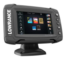 Суперкомплект lowrance elite-5 ti+карта+аккумулятор+кронштейн
