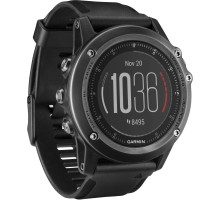 Garmin fenix 3 hr sapphire slate gray with stainless steel band