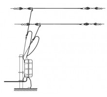 Антенна КВ 1-30 МГц наклонный луч 2W-L10 (2WL10)