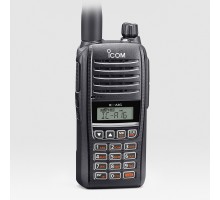 Радиостанция AM Icom IC-A16E, шаг 25/ 8.33 кГц, Tx: 118-137 МГц, Rx: 108-137 МГц, Rx погода 161-163МГц, мощность до 6Вт, 200 каналов, клавиатура, дисплей, ударопрочный корпус, водозащита IP67, в компл