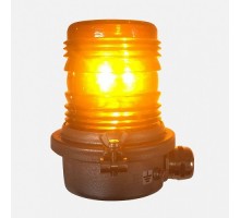 КРУГОВОЙ ПРОБЛЕСКОВЫЙ ЖЕЛТЫЙ СОФ-901-09П LED