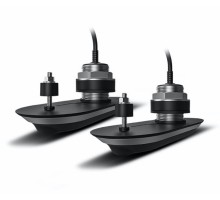 Pack of RV-420 RealVision 3D Stainless Steel Thru Hull Txds, Port & Starboard 20°, Direct connect to AXIOM (2 x 2m, Y-cable and 8m extension cable)