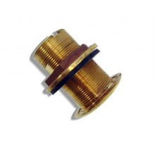 Bronze fitting for long body retractable speed or depth transducer